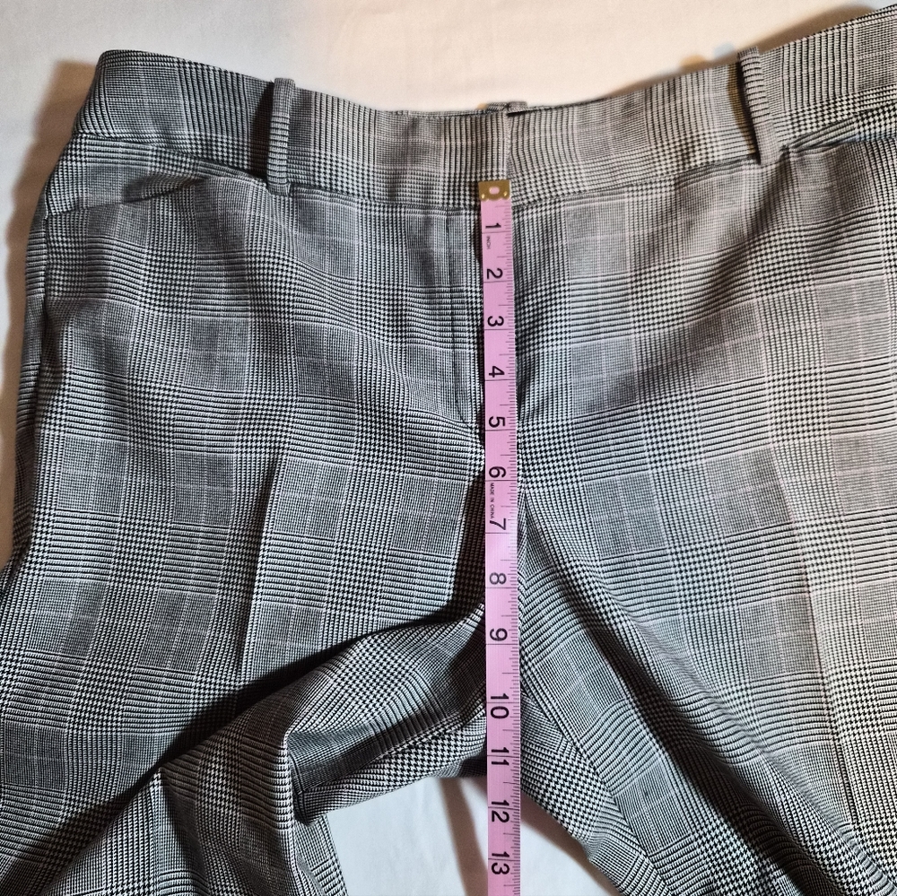 Talbots Petite 14P Hampshire Suit Set - Grey Glen Plaid with Red Windowpane - Picture 14 of 16